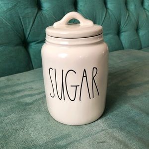 Rae Dunn white baby sugar canister Nwt